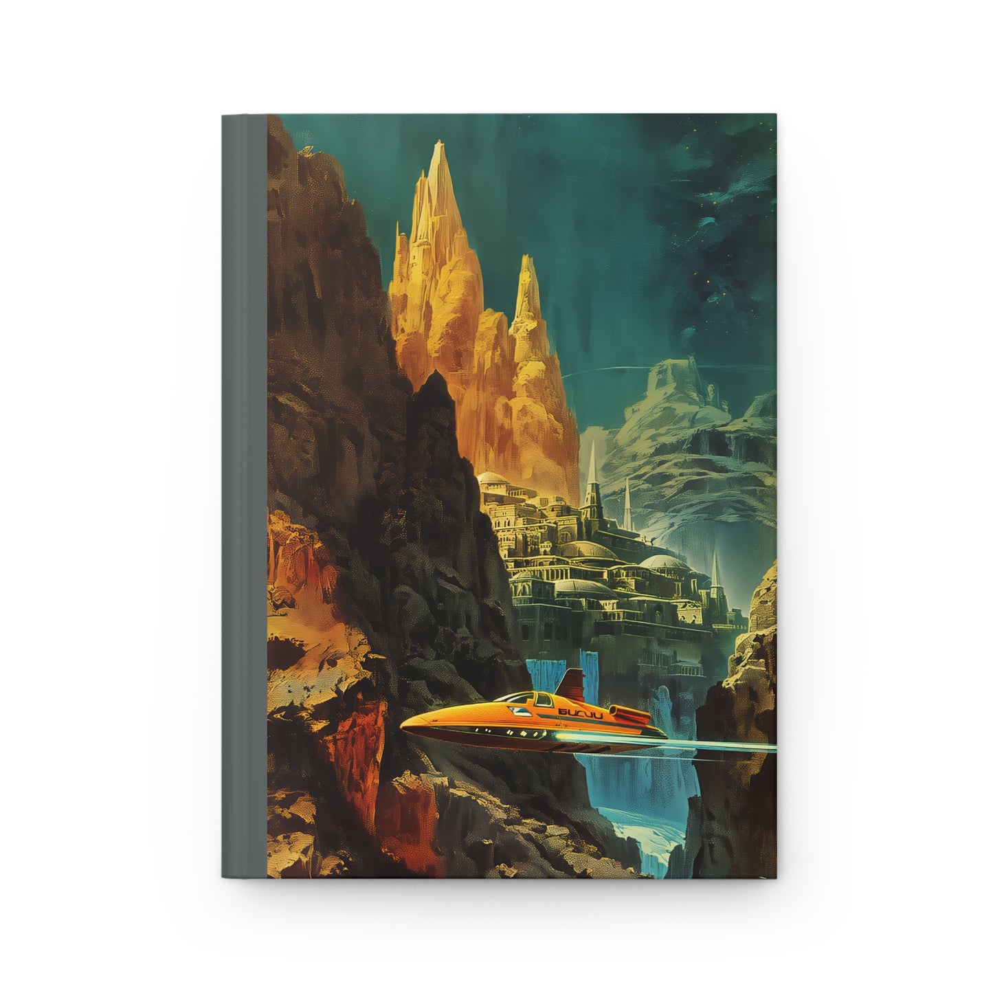 Journal Matte - Future World 2323 Hardcover Journal