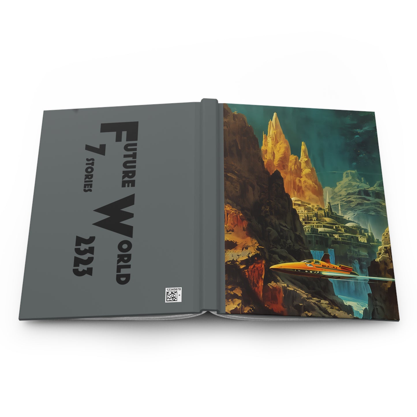 Journal Matte - Future World 2323 Hardcover Journal