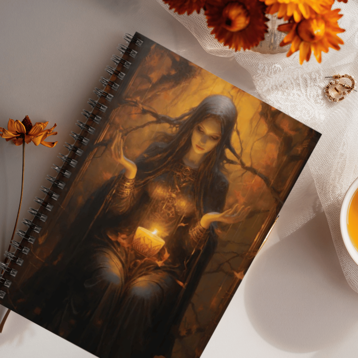 Spiral Notebook - The Goddess Spiral Notebook - Ruled Line