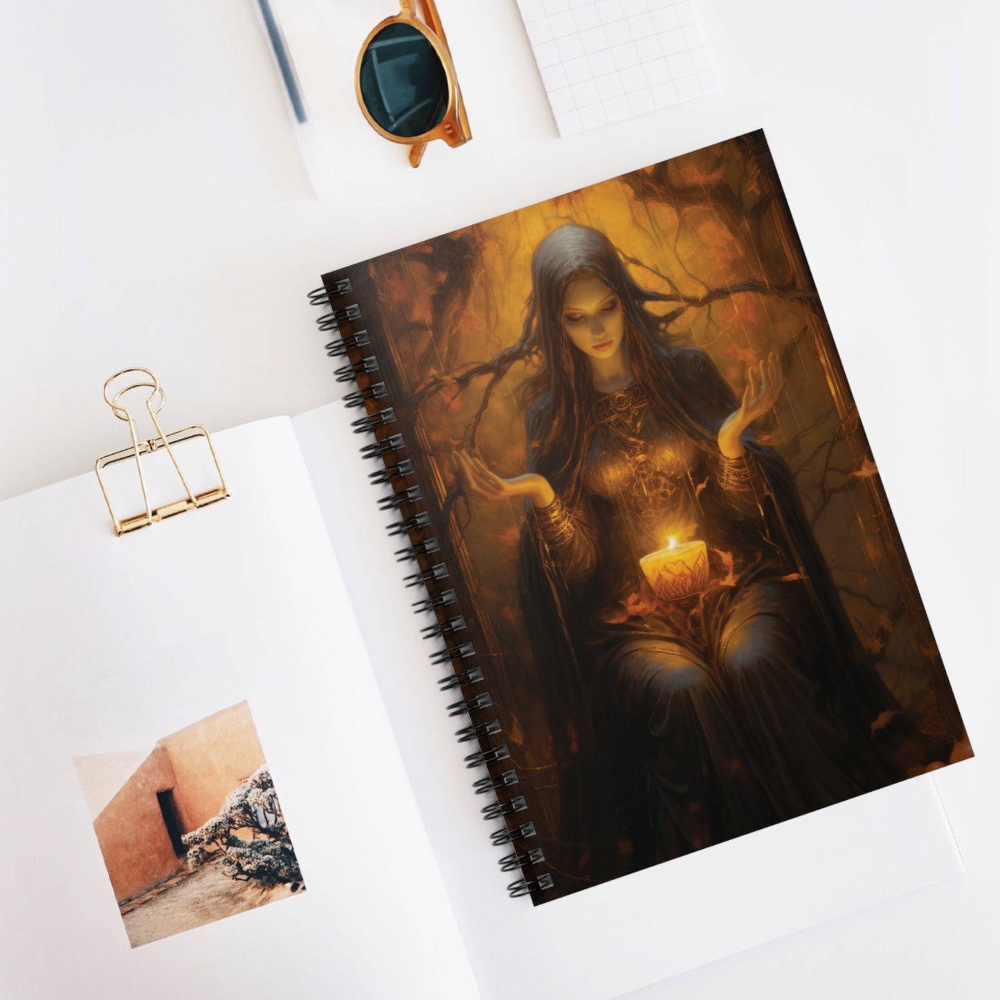 Spiral Notebook - The Goddess Spiral Notebook - Ruled Line