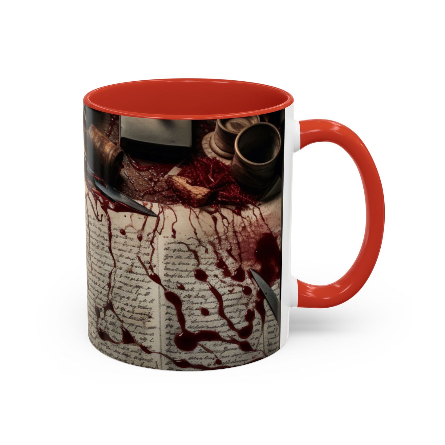 From the Journal of a Murderer - Accent Coffee Mug, 11oz