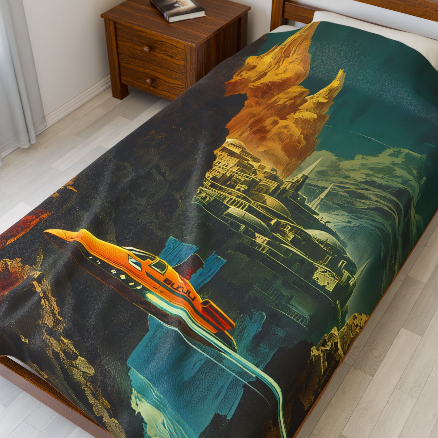 Plush Blanket - Future World 2323