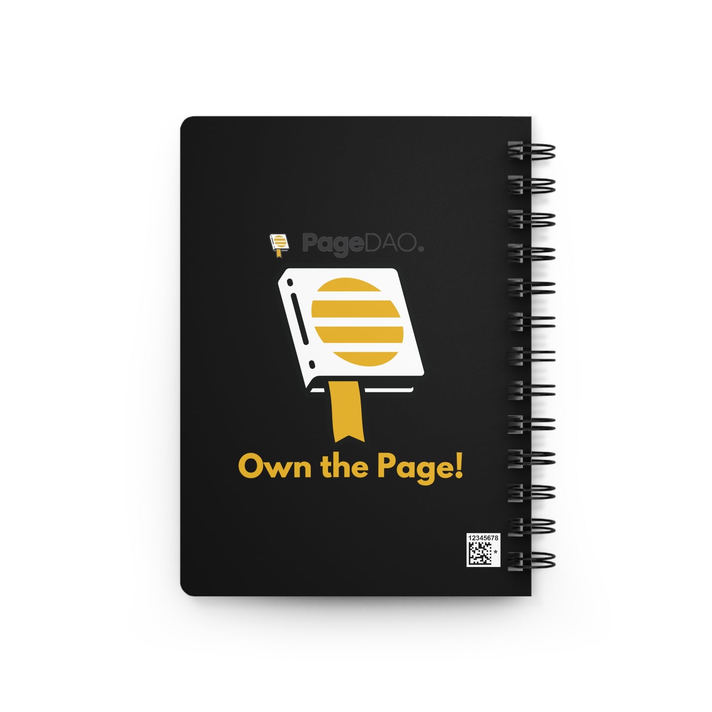 PageDAO - Own the Page Spiral Bound Journal