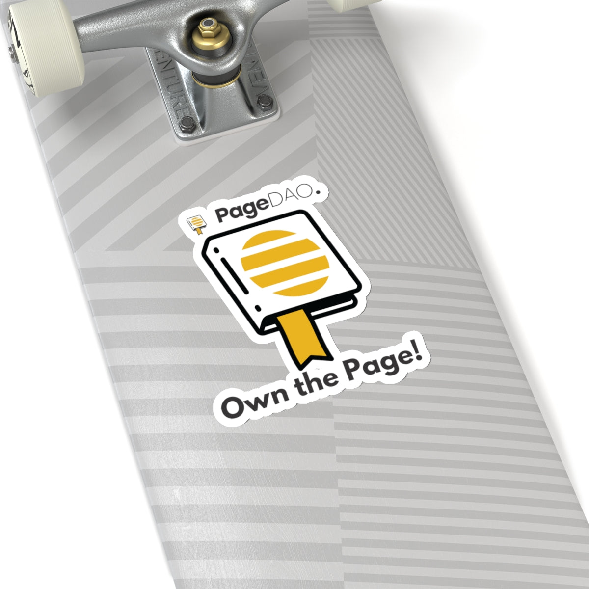 PageDAO - Own the Page! Kiss-Cut Stickers