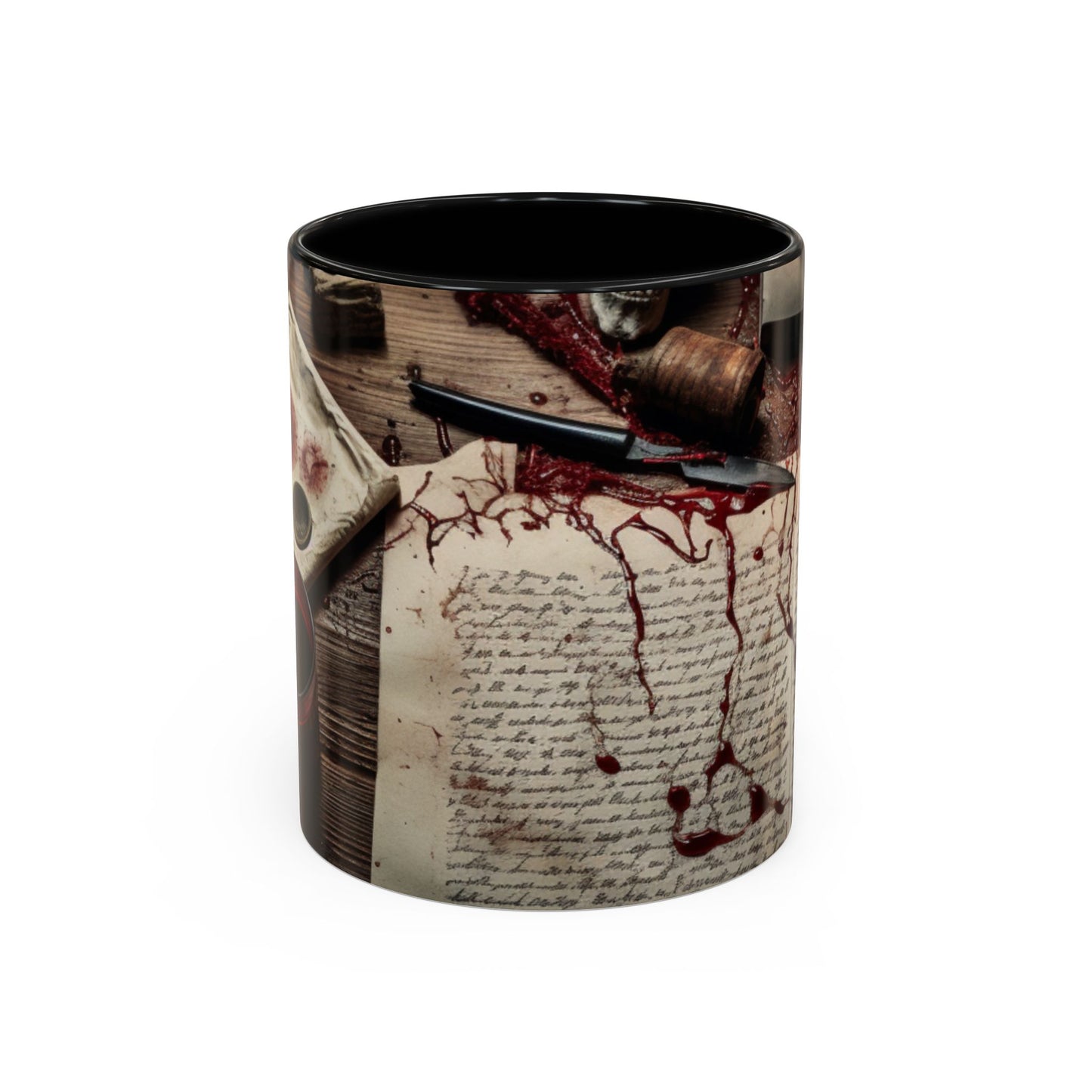 From the Journal of a Murderer - Accent Coffee Mug, 11oz