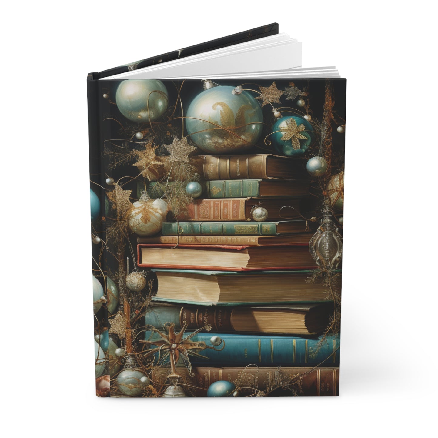 A Christmas Library III - Hardcover Journal Matte