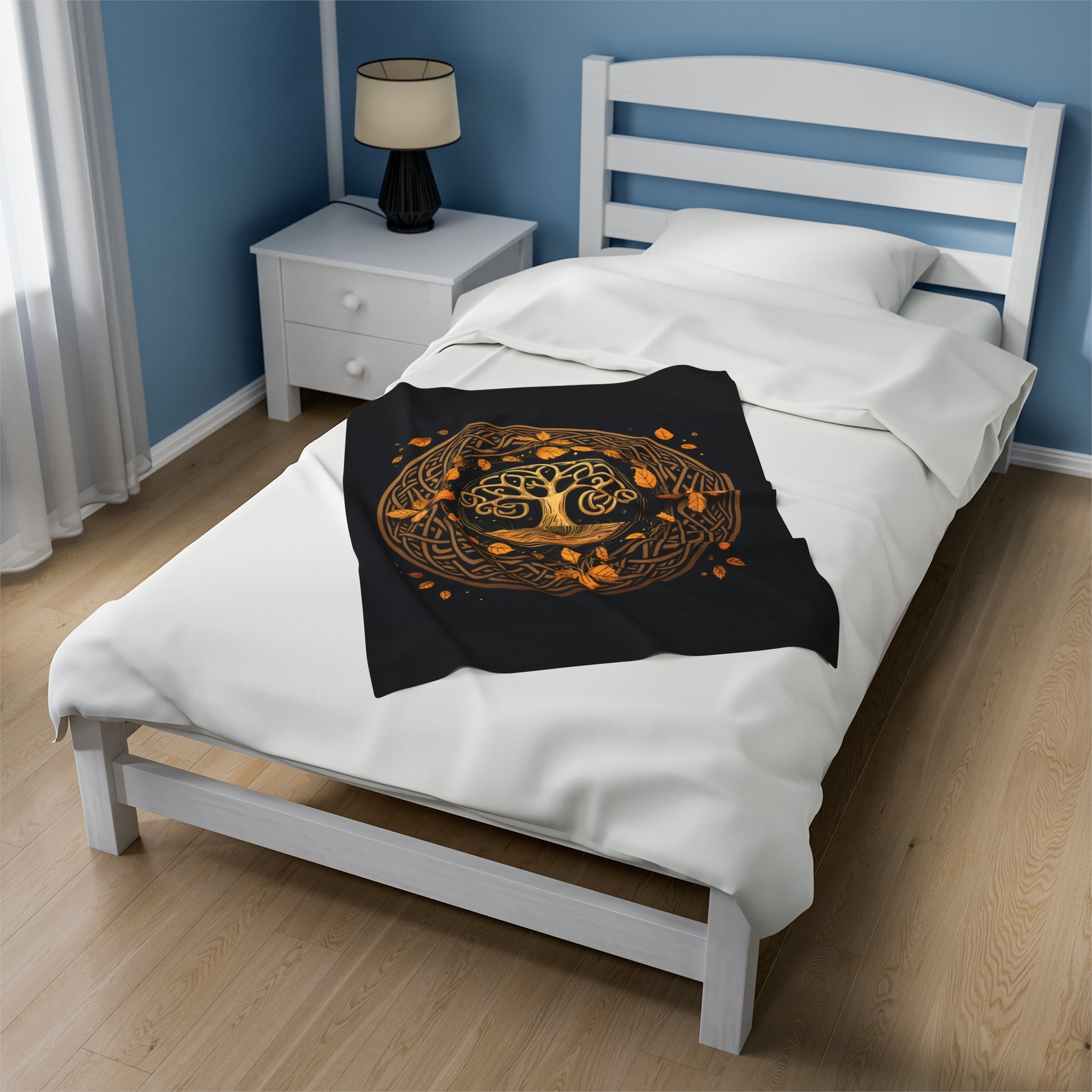 Celebrating Samhain - The Celtic Wheel of the Year Series: Book 1 by Rionna Morgan, rionnamorgan.com, whitneymorganmedia.com, Halloween, Samhain, The Celtic Knot Plush Blanket