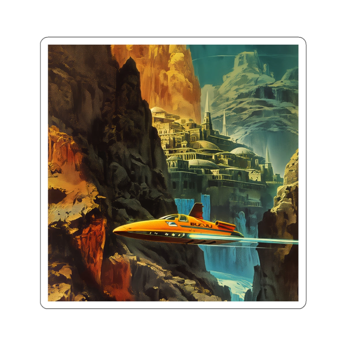 Die-Cut Stickers - Future World 2323