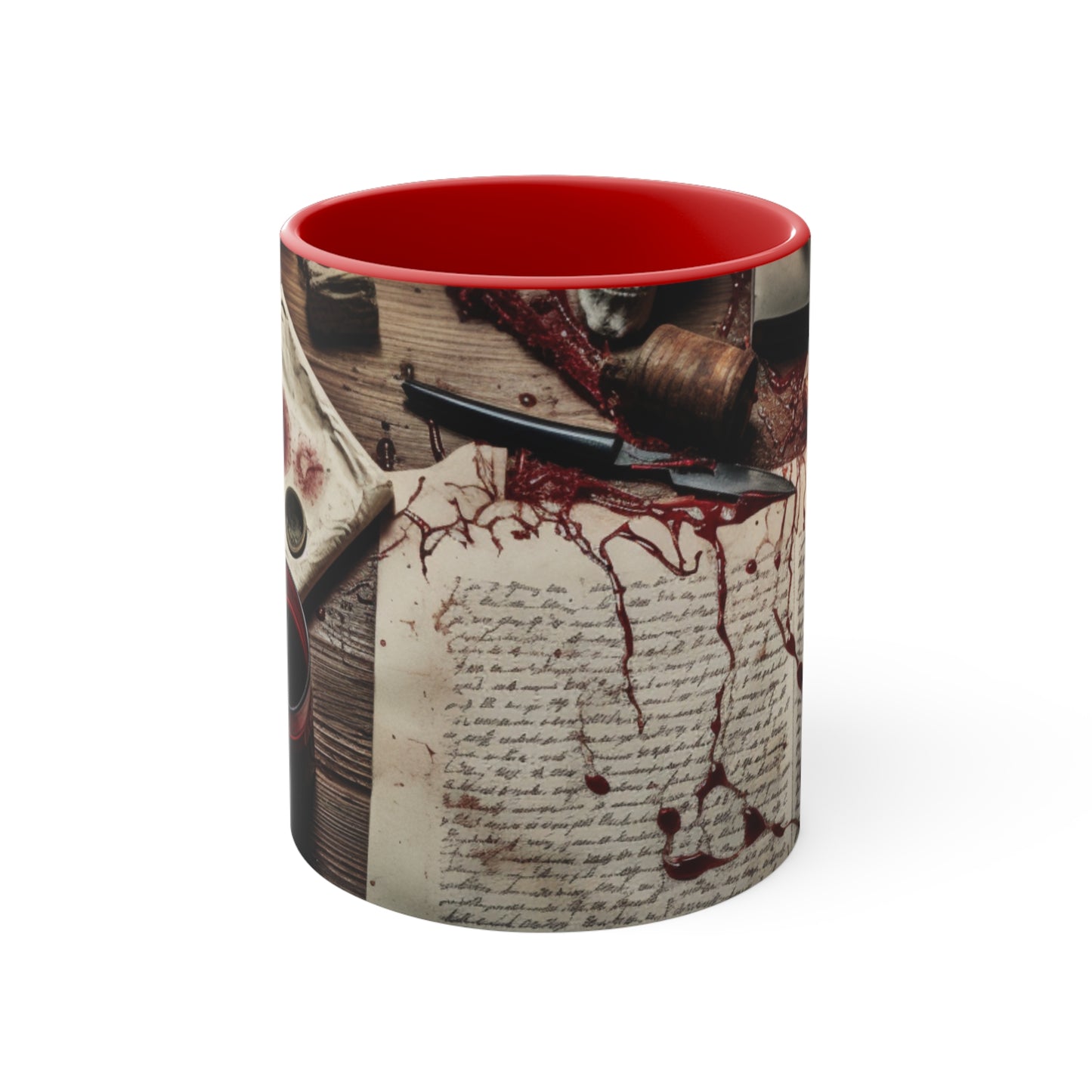 From the Journal of a Murderer - Accent Coffee Mug, 11oz