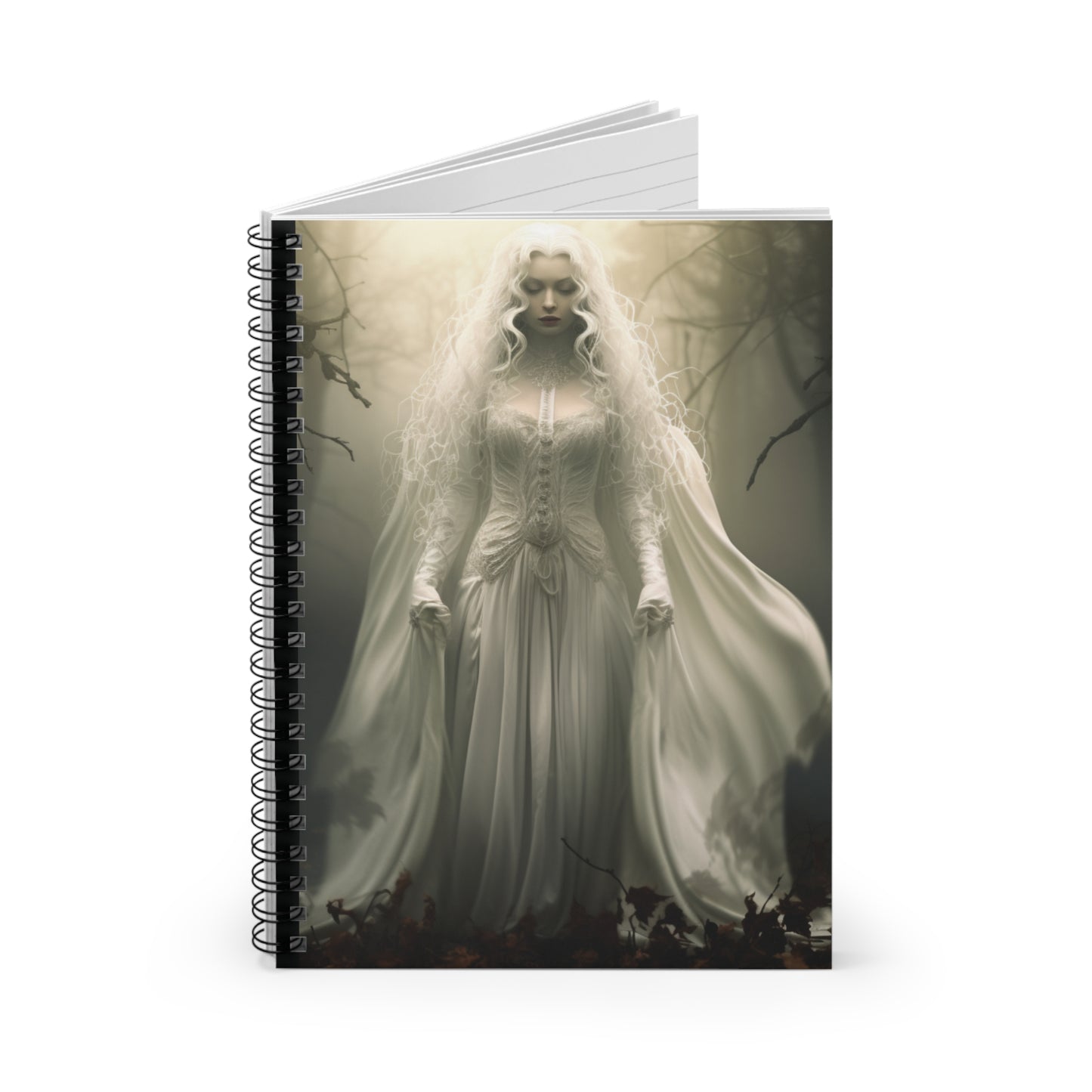 Celebrating Samhain - Lady Gwen Spiral Notebook - Ruled Line