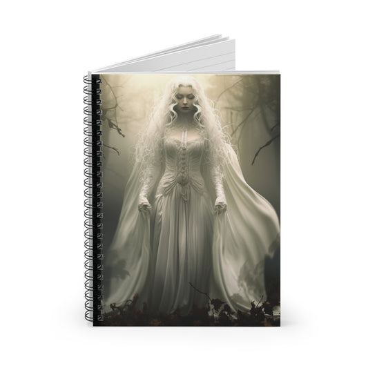Celebrating Samhain - Lady Gwen Spiral Notebook - Ruled Line