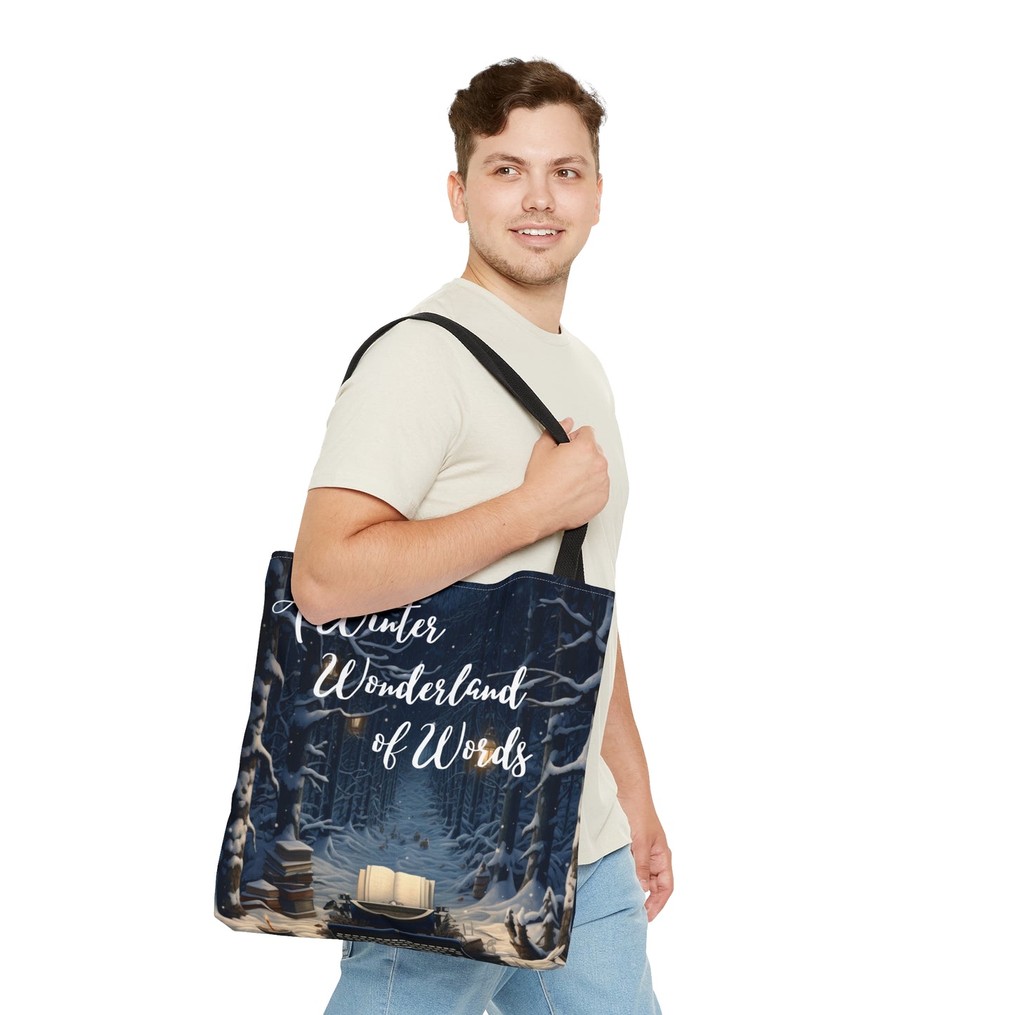 A Winter Wonderland of Words II - Tote Bag (AOP)