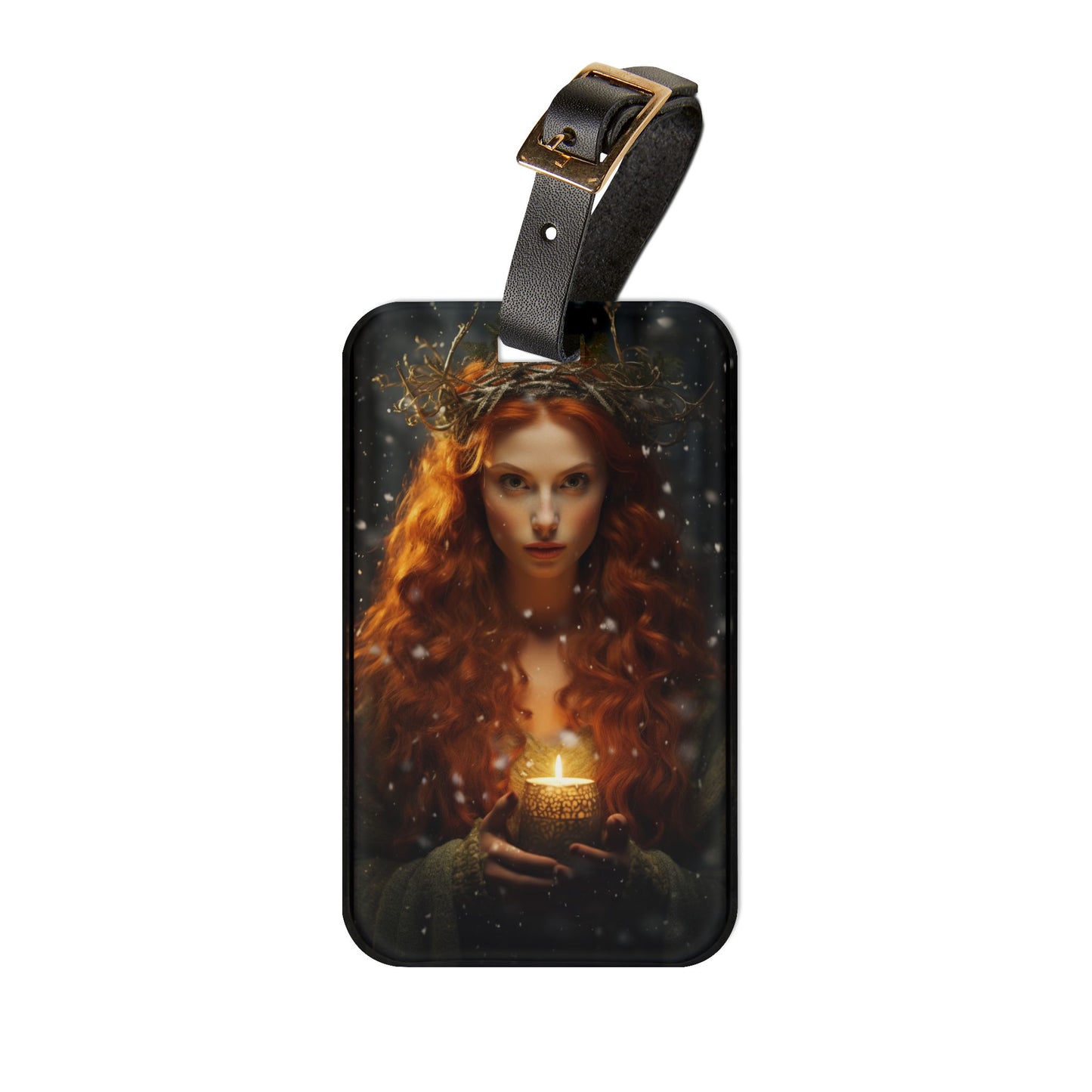 Celebrating Yule Luggage Tag – Inspired by Celebrating Yule: The Celtic Wheel of the Year - Book 2 by Rionna Morgan