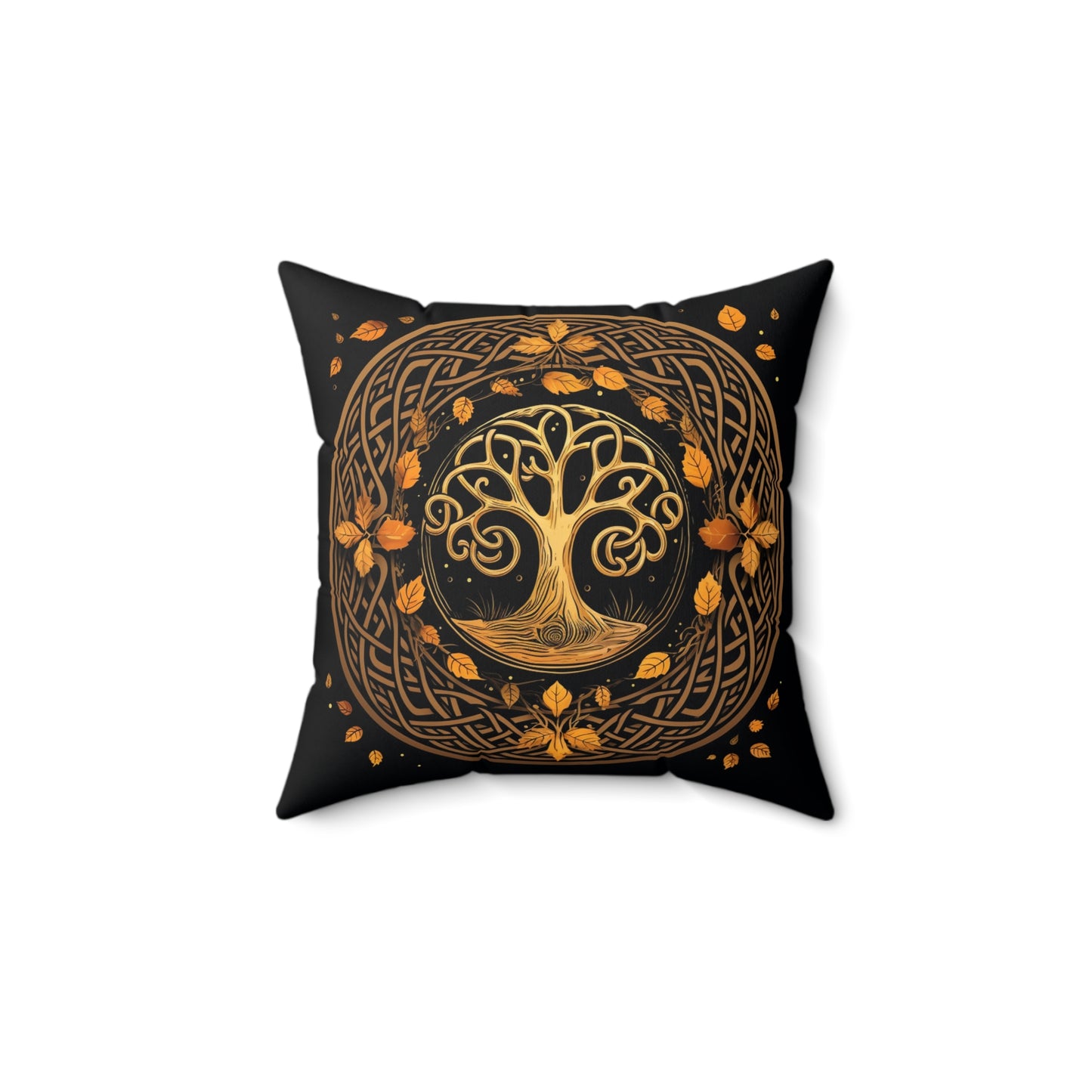 Celebrating Samhain - The Celtic Wheel of the Year Series: Book 1 by Rionna Morgan, rionnamorgan.com, whitneymorganmedia.com, Halloween, Samhain, The Celtic Knot Square Pillow