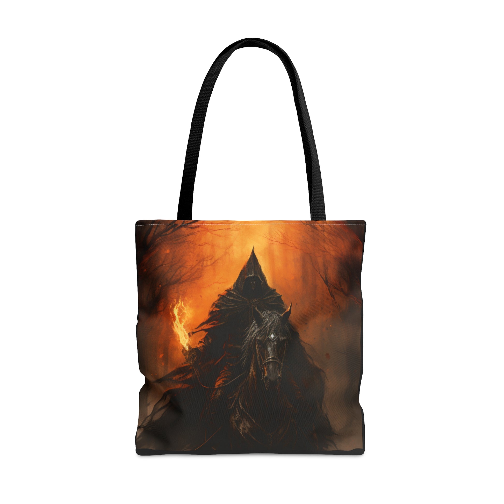 Celebrating Samhain - The Celtic Wheel of the Year Series: Book 1 by Rionna Morgan, rionnamorgan.com, whitneymorganmedia.com, Halloween, Samhain, The Headless Horseman Tote Bag