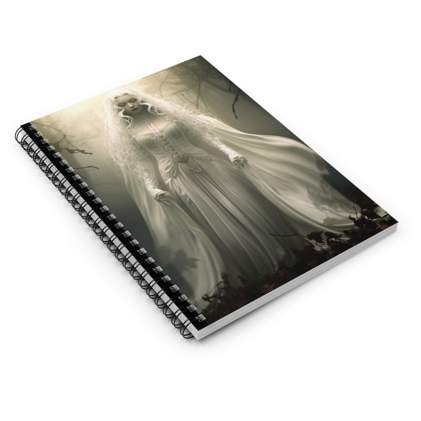 Celebrating Samhain - Lady Gwen Spiral Notebook - Ruled Line