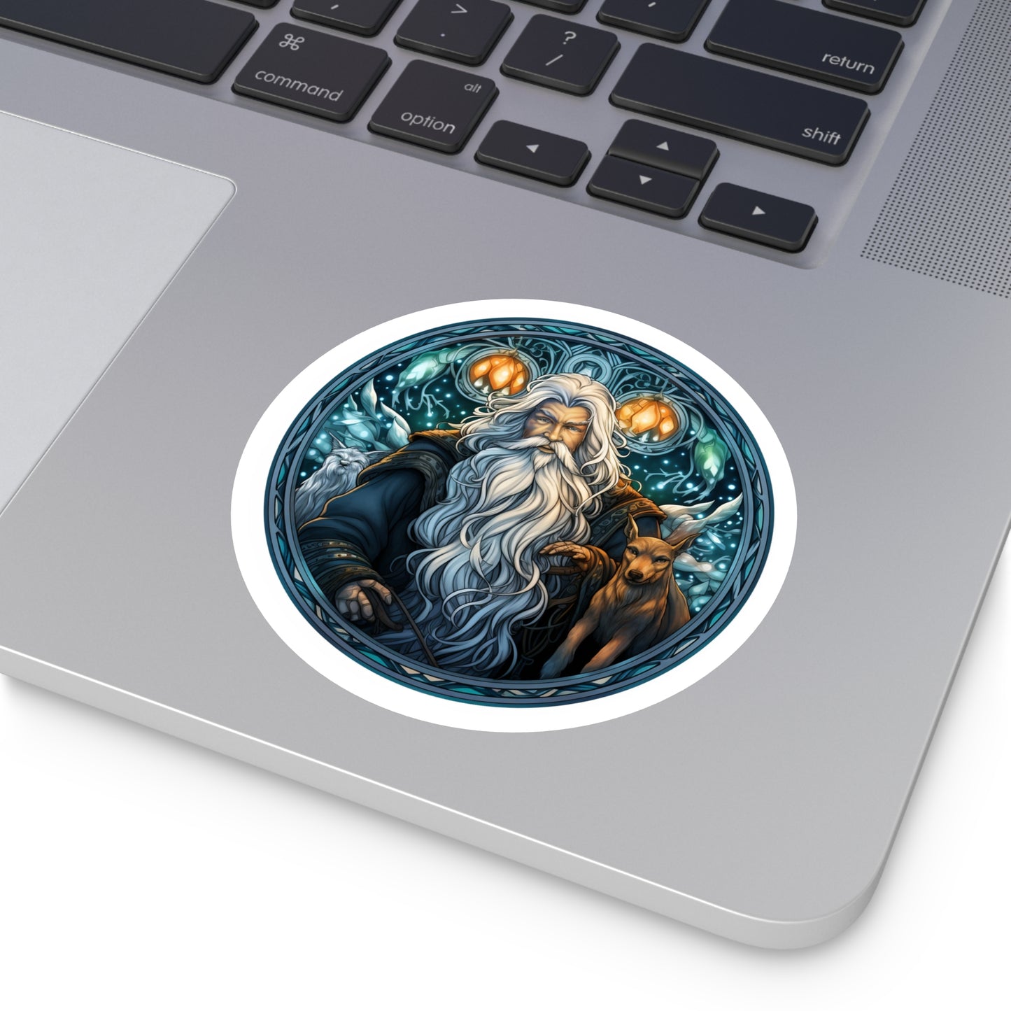 Celebrating Yule - Special Edition - Round Stickers, Indoor\Outdoor