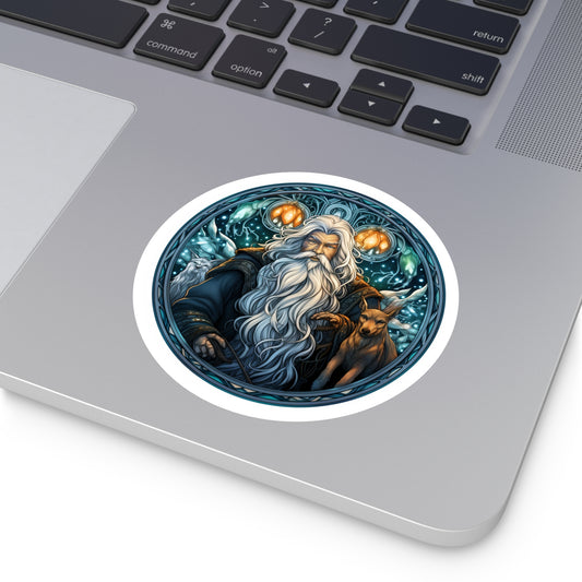 Celebrating Yule - Special Edition - Round Stickers, Indoor\Outdoor