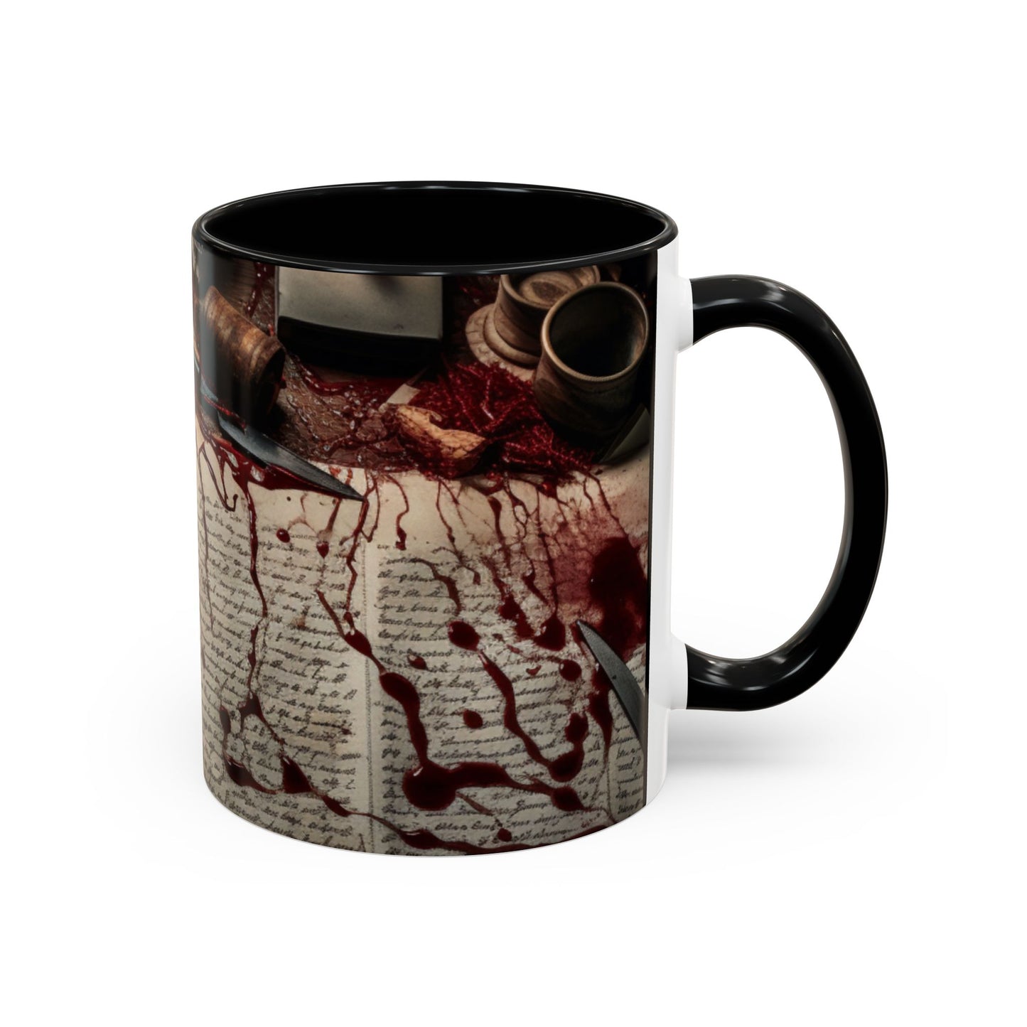 From the Journal of a Murderer - Accent Coffee Mug, 11oz