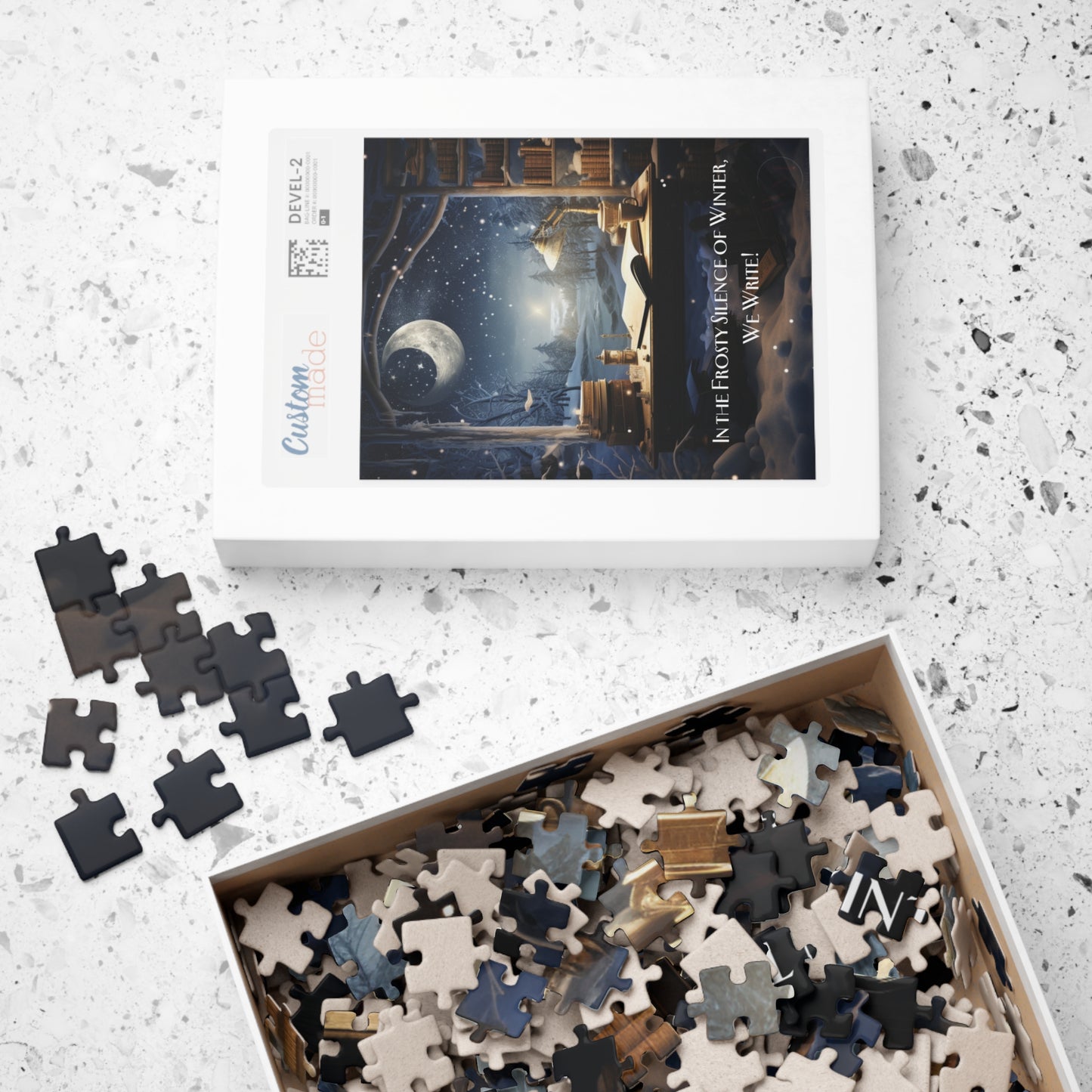 A Writer's Winter Haven - Puzzle (110, 252, 520, 1014-piece)