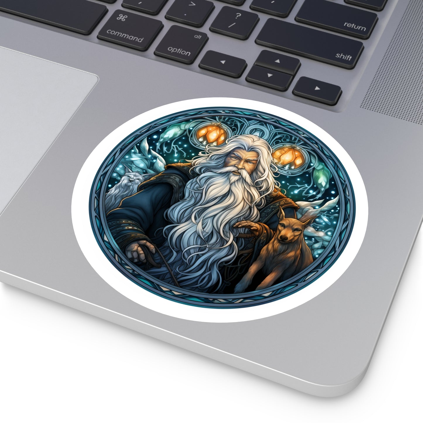 Celebrating Yule - Special Edition - Round Stickers, Indoor\Outdoor