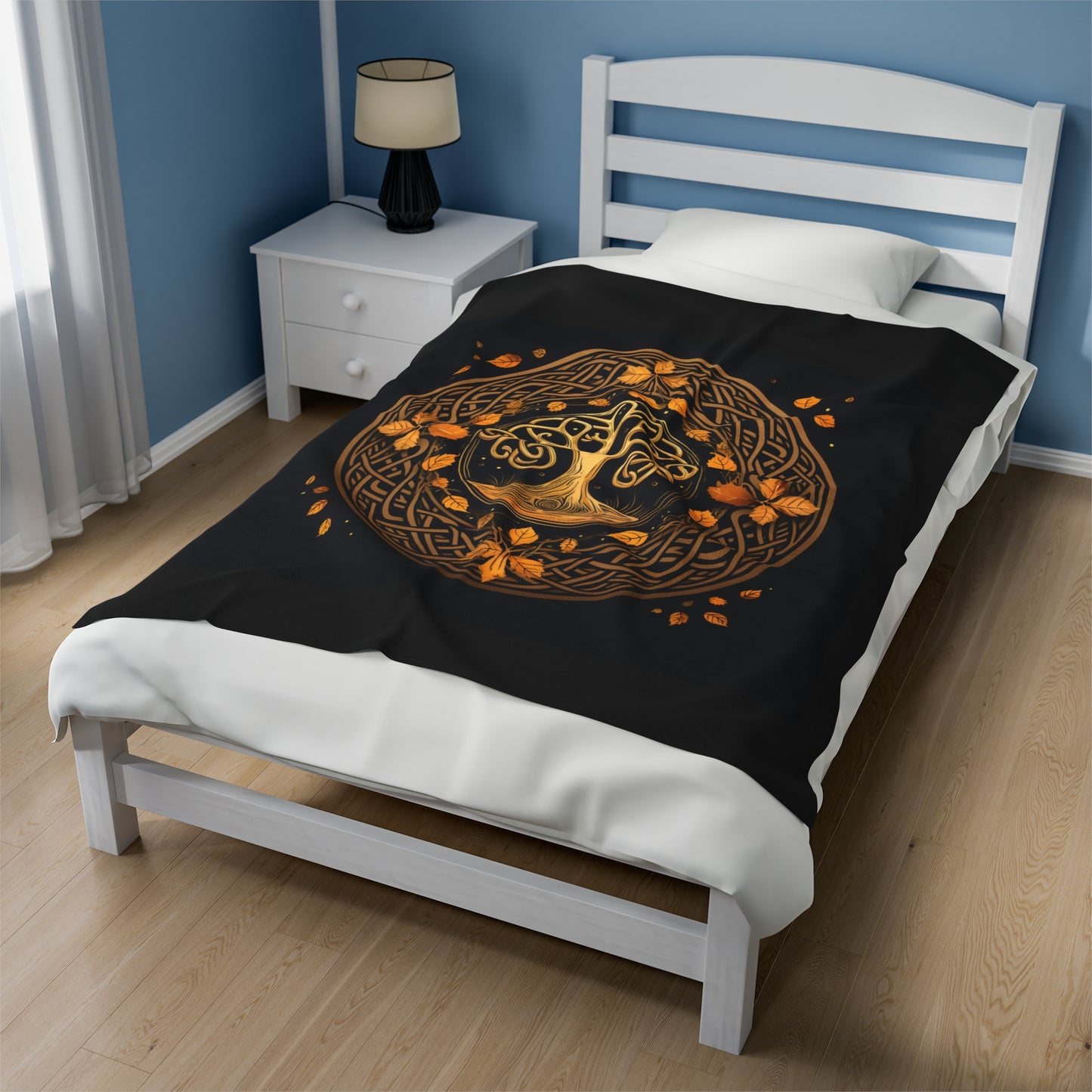 Celebrating Samhain - The Celtic Wheel of the Year Series: Book 1 by Rionna Morgan, rionnamorgan.com, whitneymorganmedia.com, Halloween, Samhain, The Celtic Knot Plush Blanket