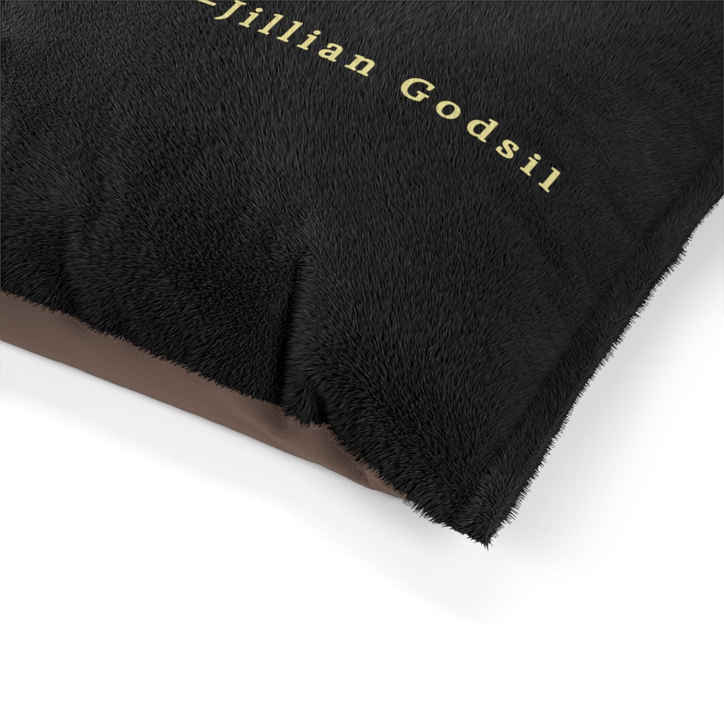 Personalized Pet Bed - "George the Dog" Plush Bed - inspired by Jillian Godsil's RUNNING OUT OF ROAD