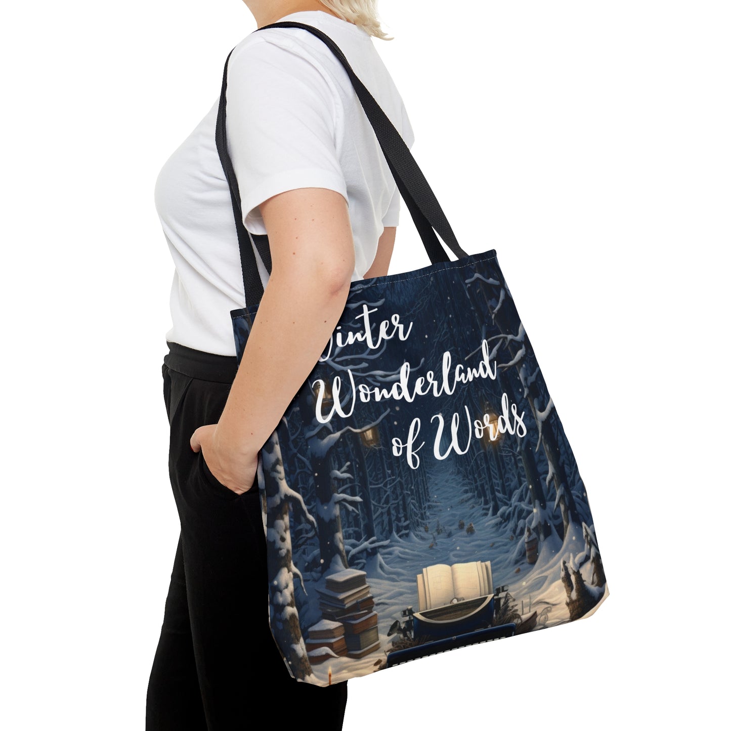 A Winter Wonderland of Words II - Tote Bag (AOP)