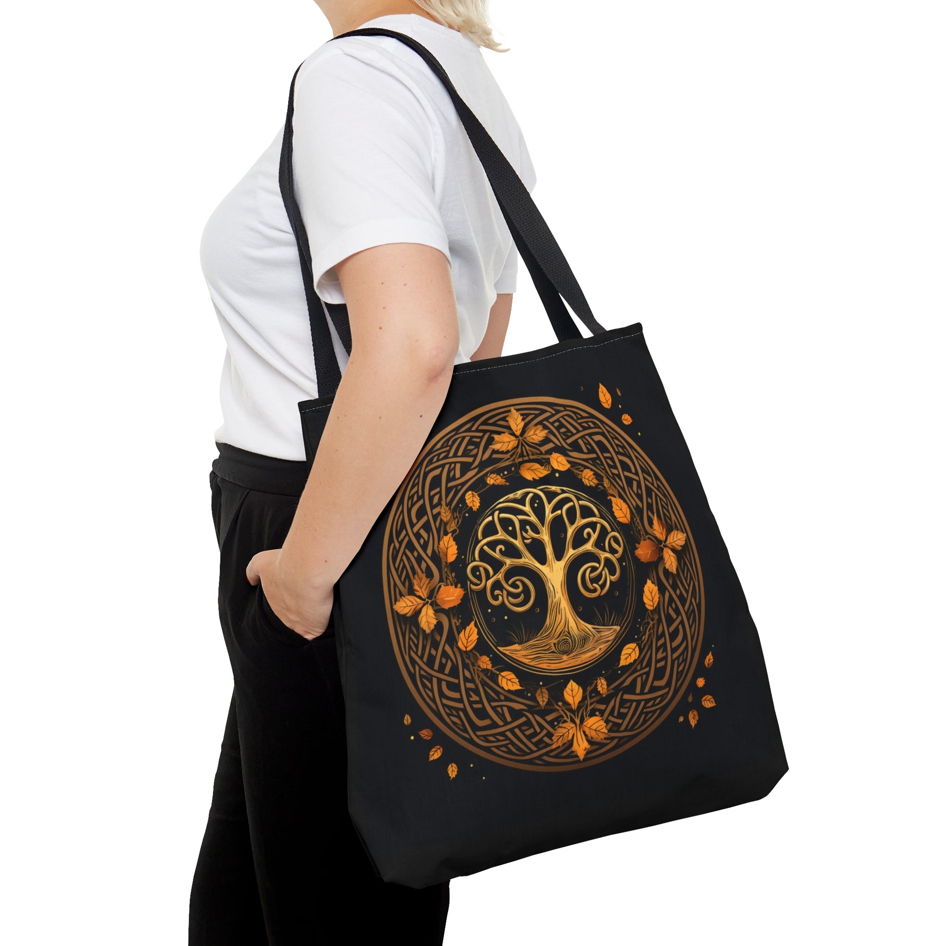 Celebrating Samhain - The Celtic Wheel of the Year Series: Book 1 by Rionna Morgan, rionnamorgan.com, whitneymorganmedia.com, Halloween, Samhain, The Celtic Knot Tote Bag