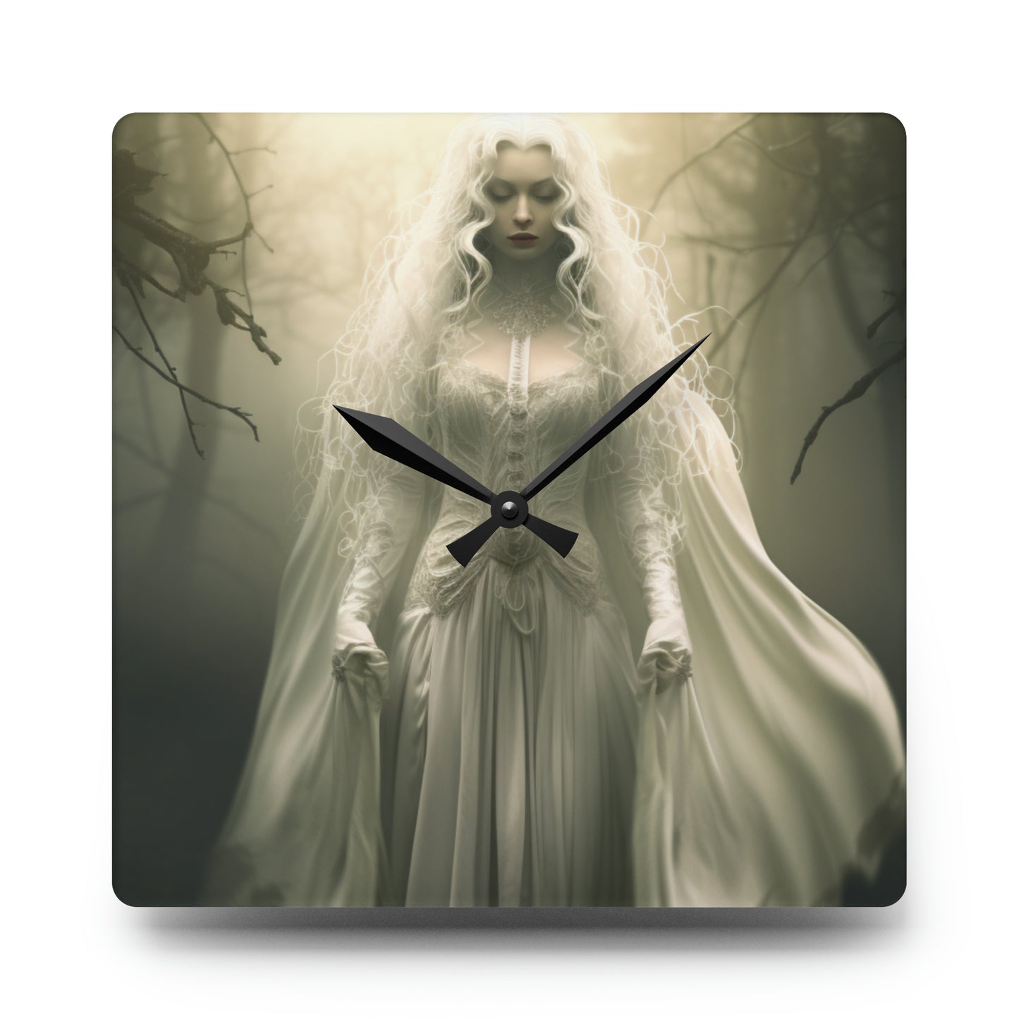 Celebrating Samhain - Celtic Knot Acrylic Wall Clock