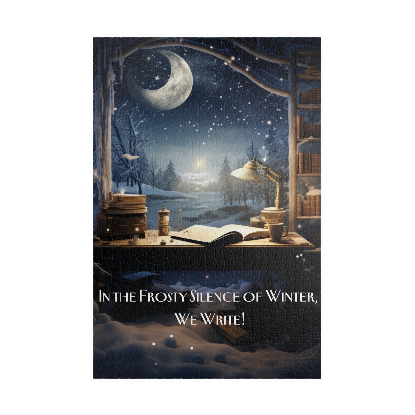 A Writer's Winter Haven - Puzzle (110, 252, 520, 1014-piece)