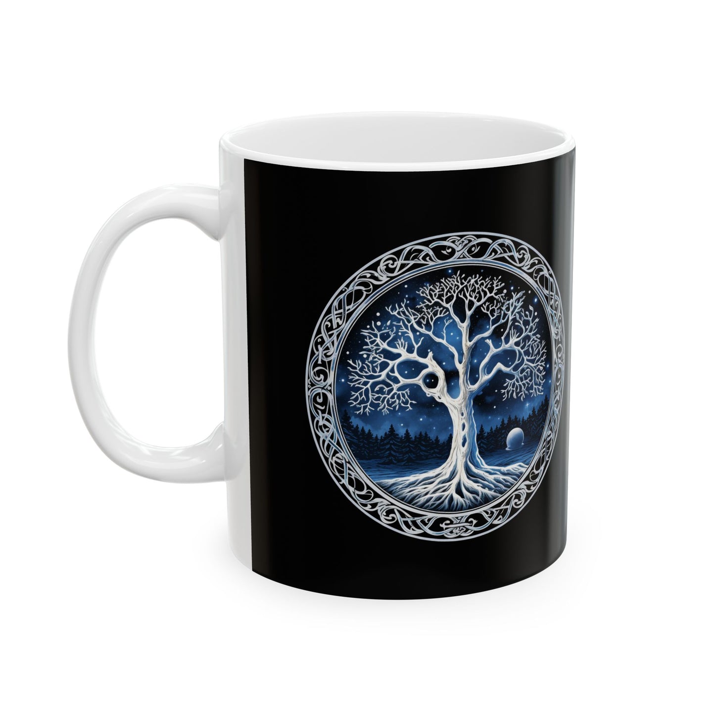 Celebrating Yule Ceramic Mug – Inspired by Celebrating Yule: The Celtic Wheel of the Year - Book 2 by Rionna Morgan