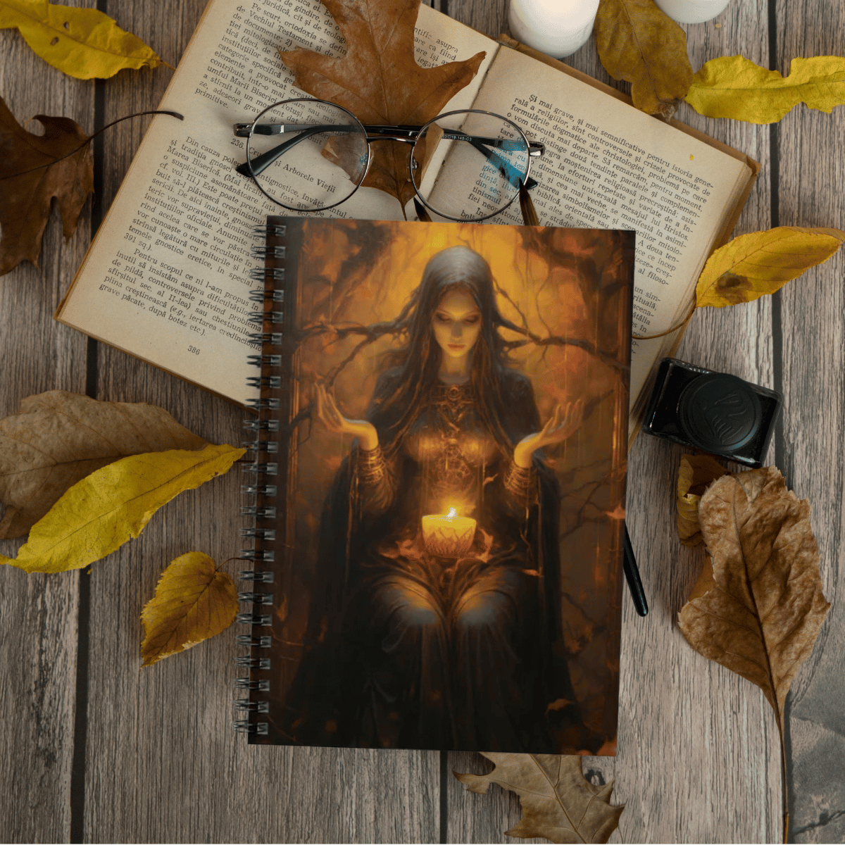 Spiral Notebook - The Goddess Spiral Notebook - Ruled Line
