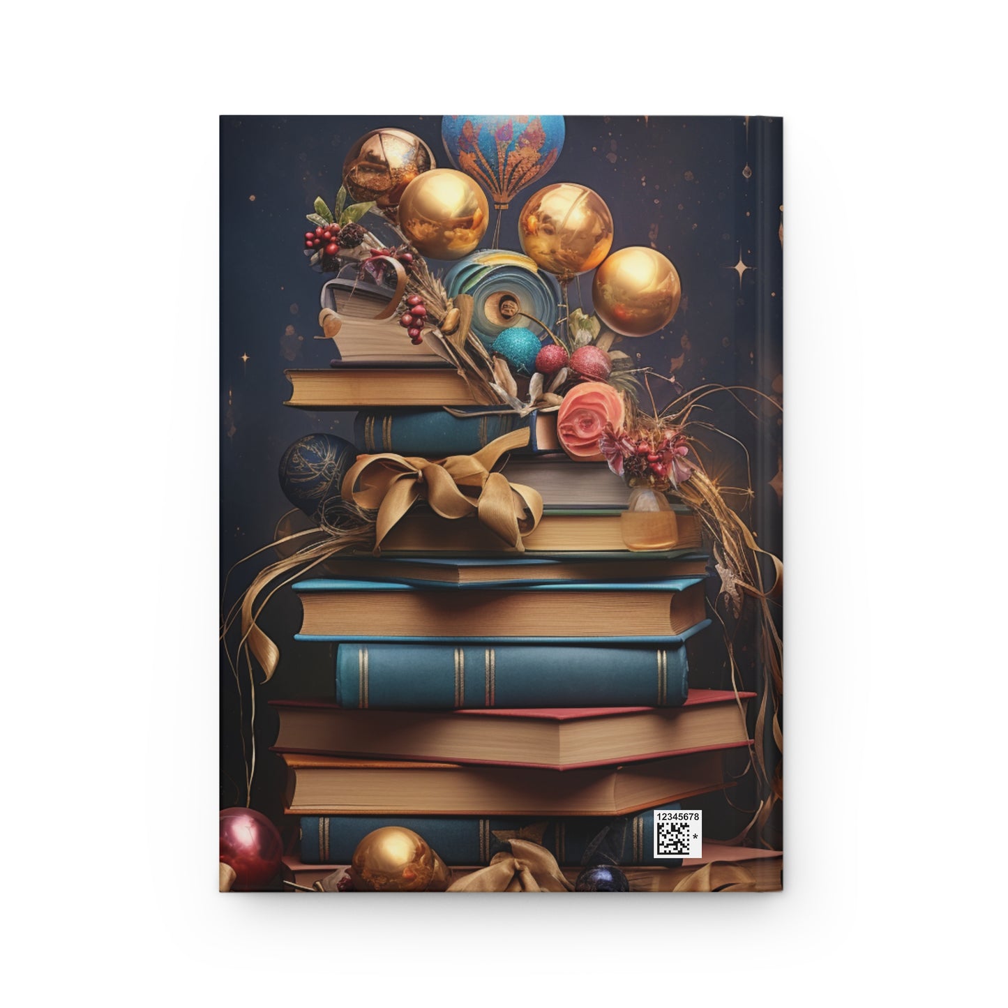 A Christmas Library I - Hardcover Journal Matte