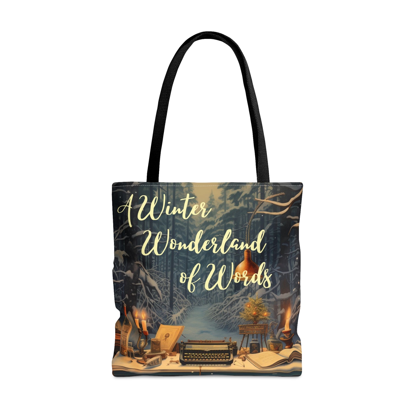 A Winter Wonderland of Words I - Tote Bag (AOP)