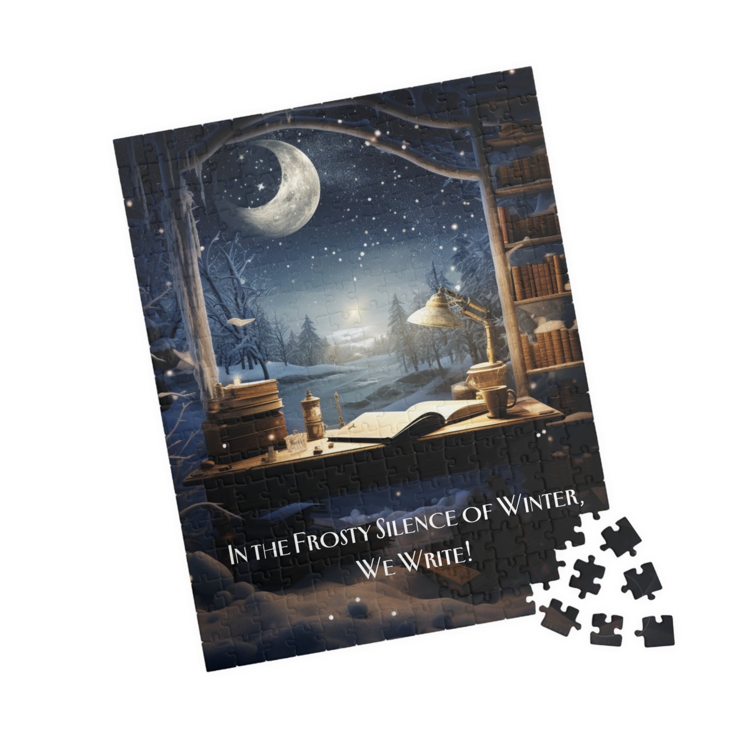 A Writer's Winter Haven - Puzzle (110, 252, 520, 1014-piece)