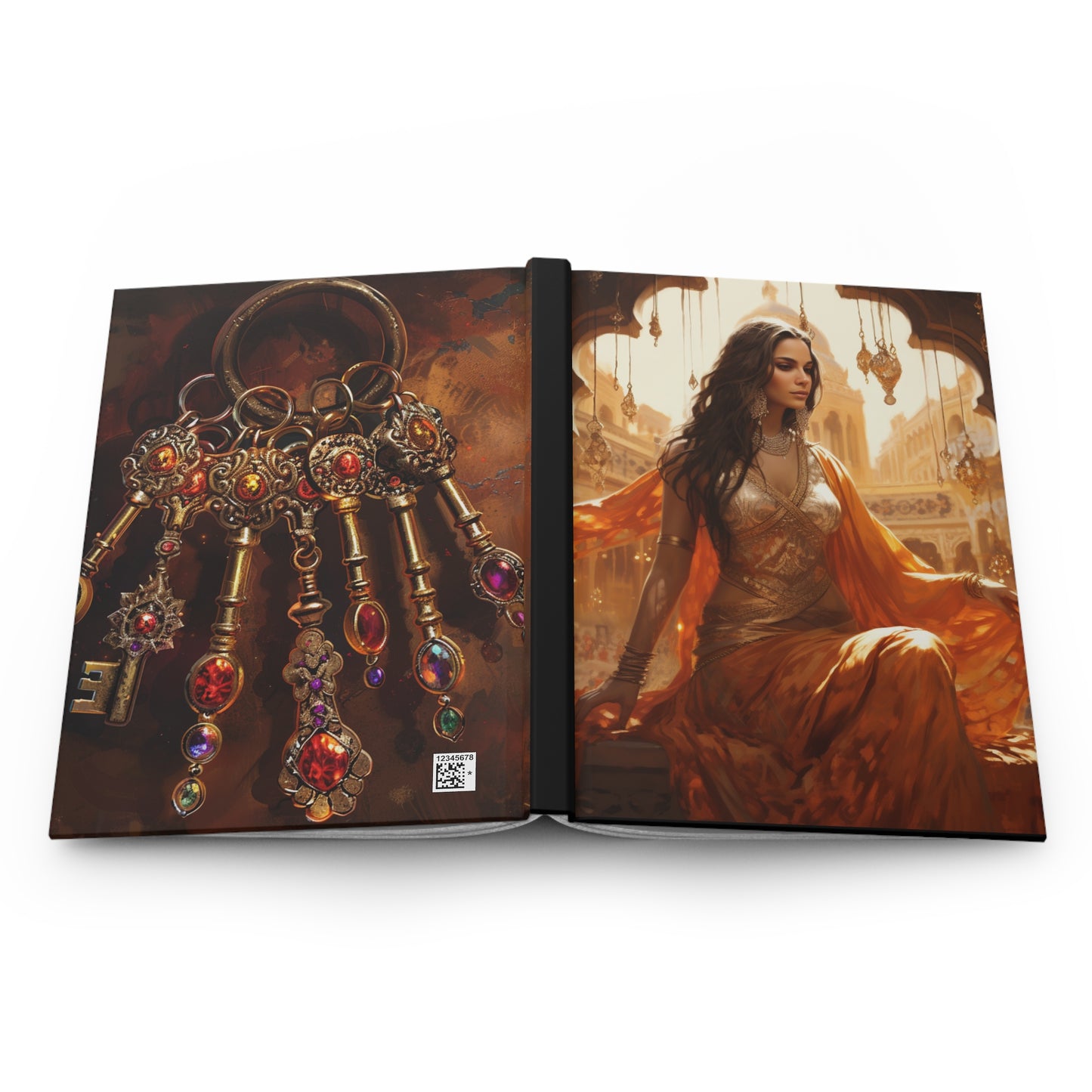 THE KEYS TO THE RIAD by CD Damitio Hardcover Journal Matte