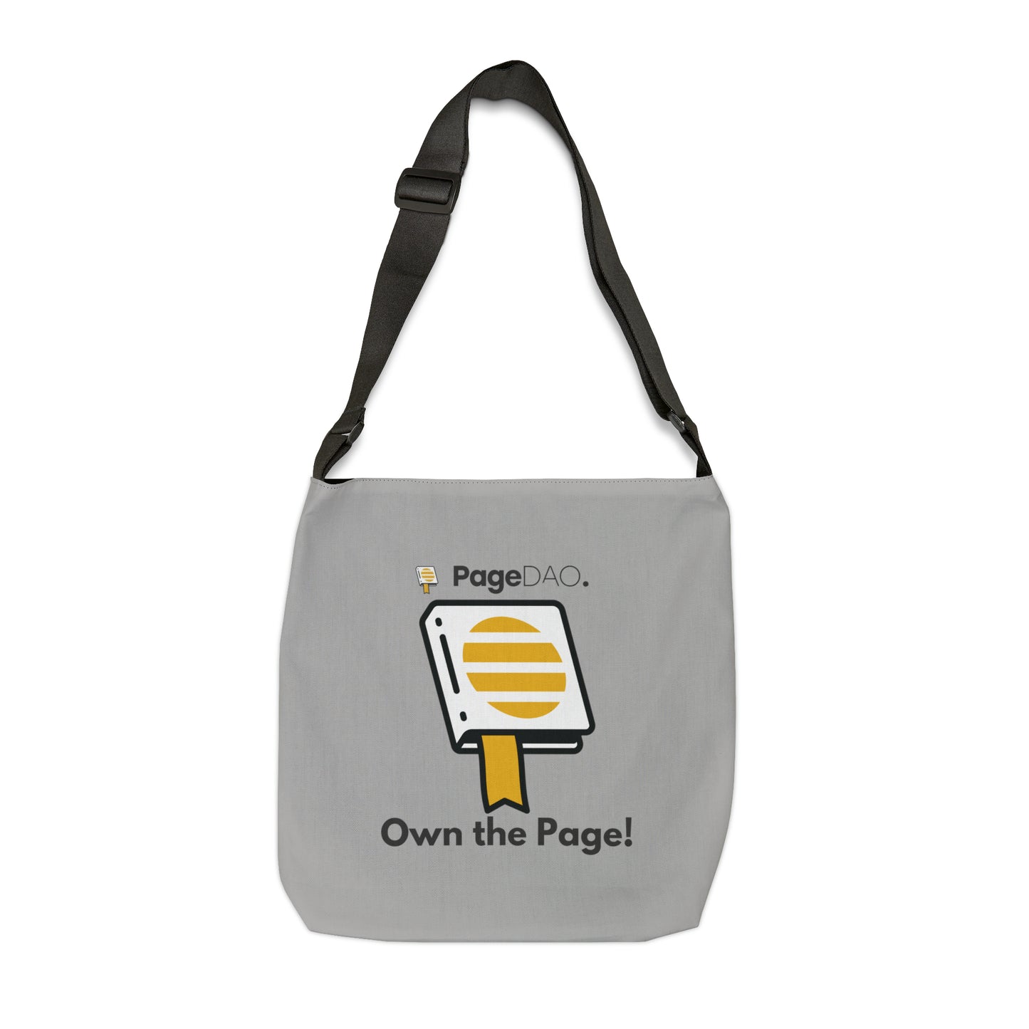 PageDAO - Own the Page Adjustable Tote Bag (AOP)