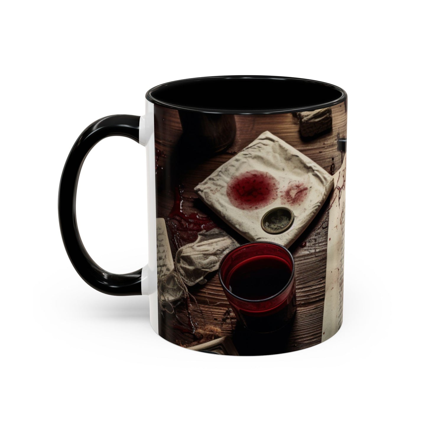 From the Journal of a Murderer - Accent Coffee Mug, 11oz