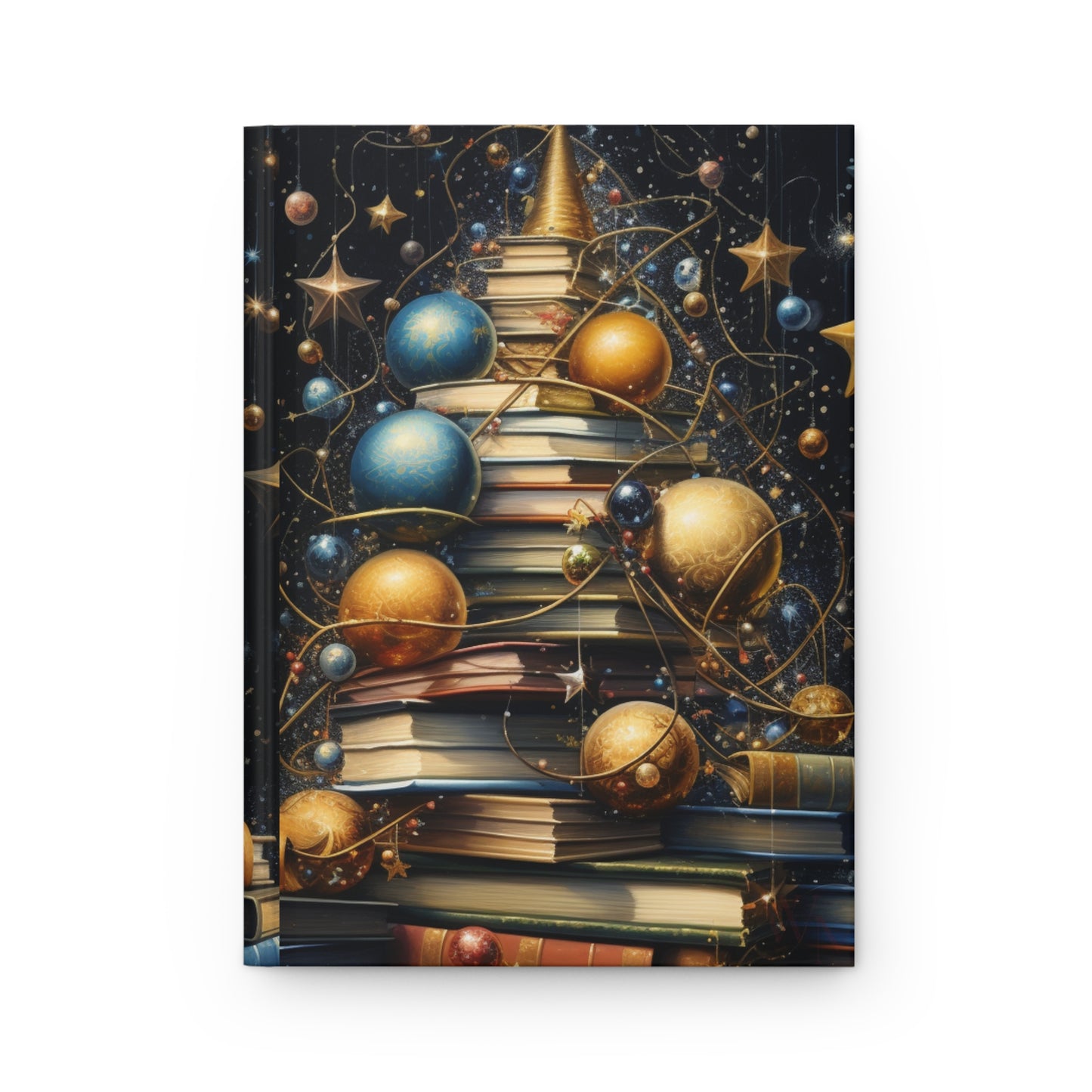 A Christmas Library II - Hardcover Journal Matte