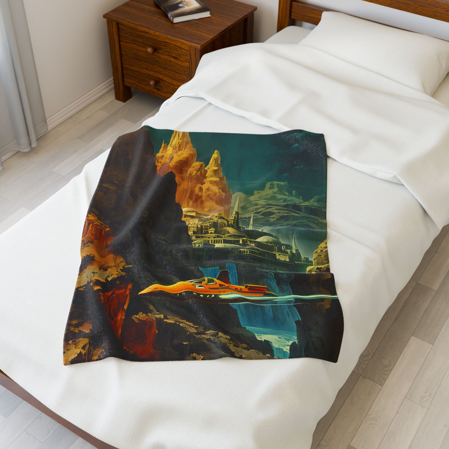 Plush Blanket - Future World 2323