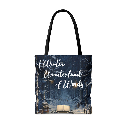 A Winter Wonderland of Words II - Tote Bag (AOP)