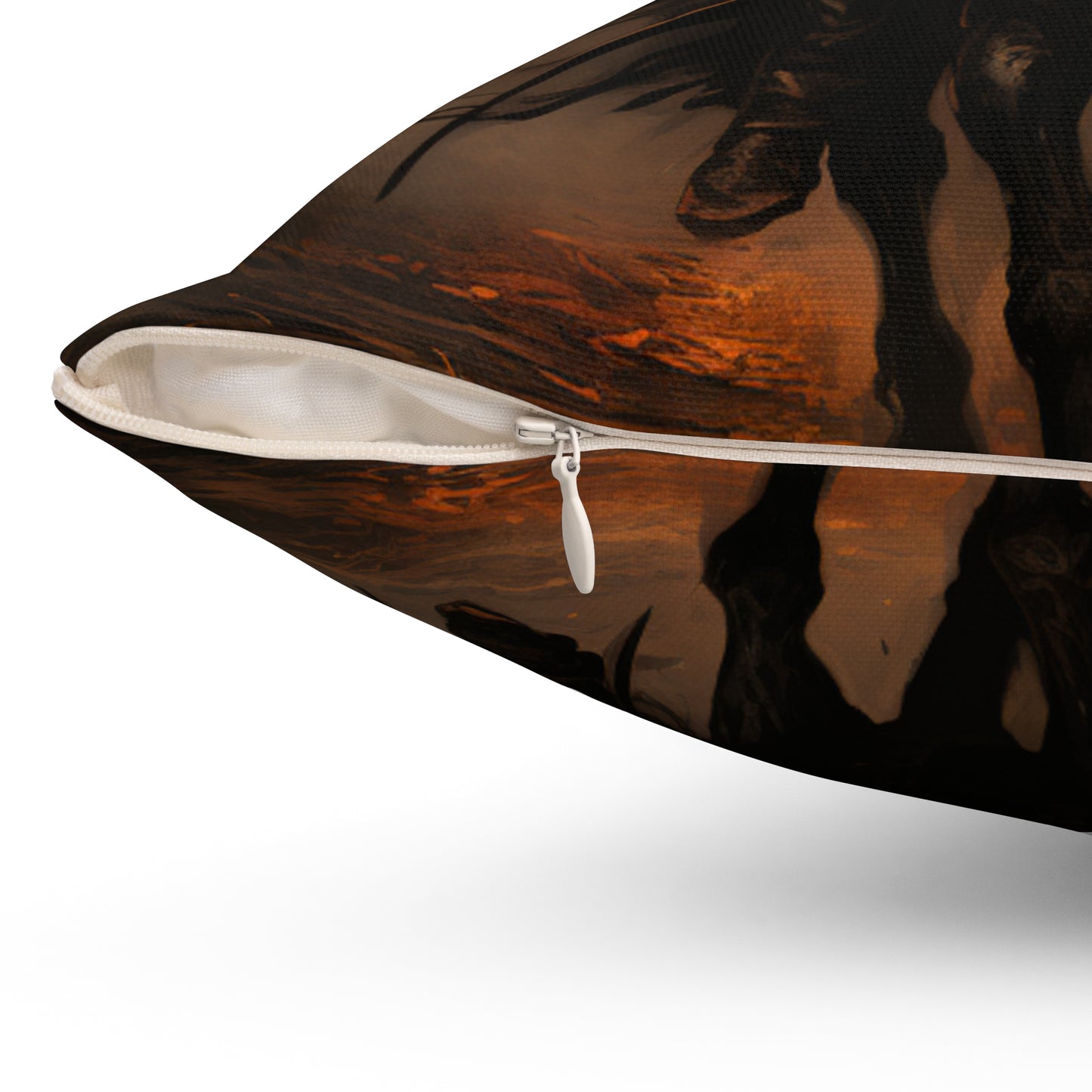 Celebrate Samhain -  Headless Horseman Spun Polyester Square Pillow