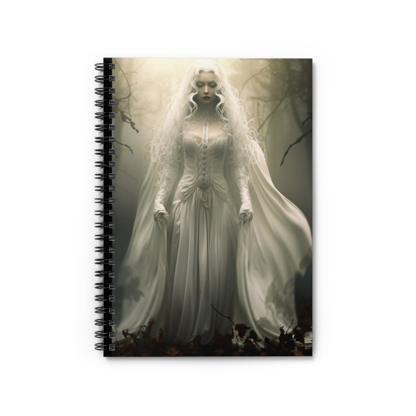 Celebrating Samhain - Lady Gwen Spiral Notebook - Ruled Line