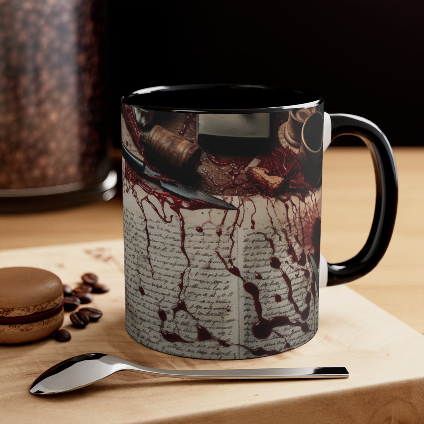 From the Journal of a Murderer - Accent Coffee Mug, 11oz