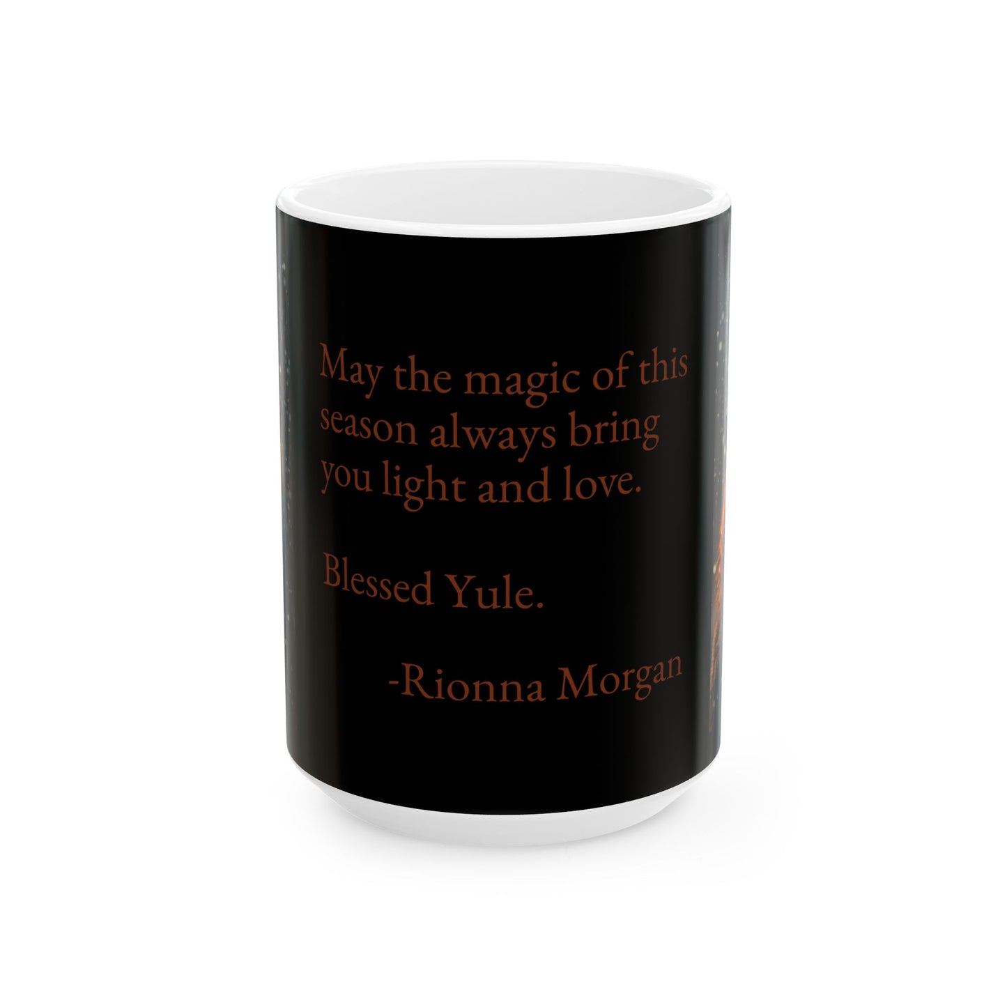 Celebrating Yule Ceramic Mug – Inspired by Celebrating Yule: The Celtic Wheel of the Year - Book 2 by Rionna Morgan