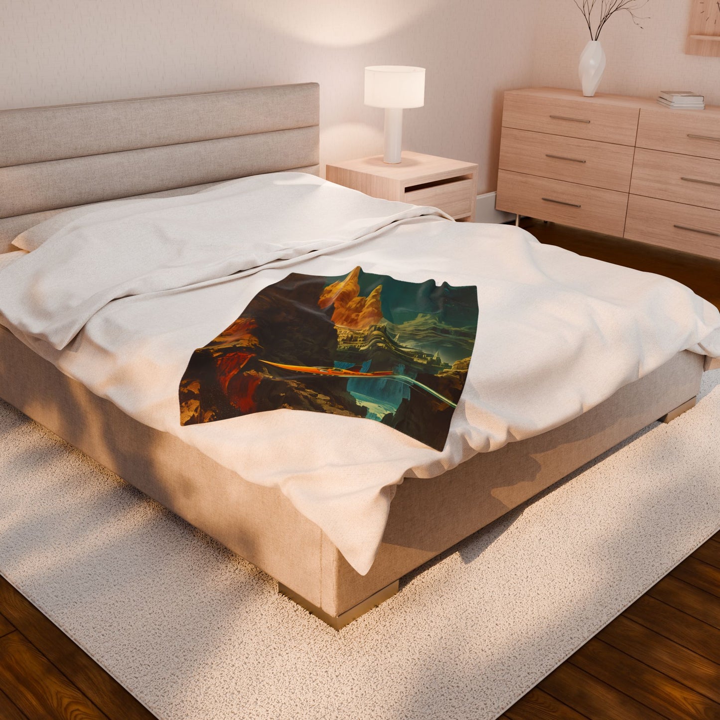 Plush Blanket - Future World 2323