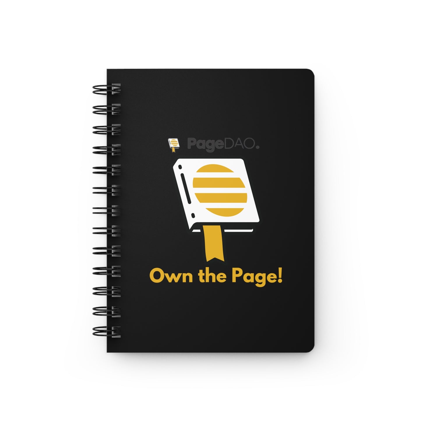 PageDAO - Own the Page Spiral Bound Journal