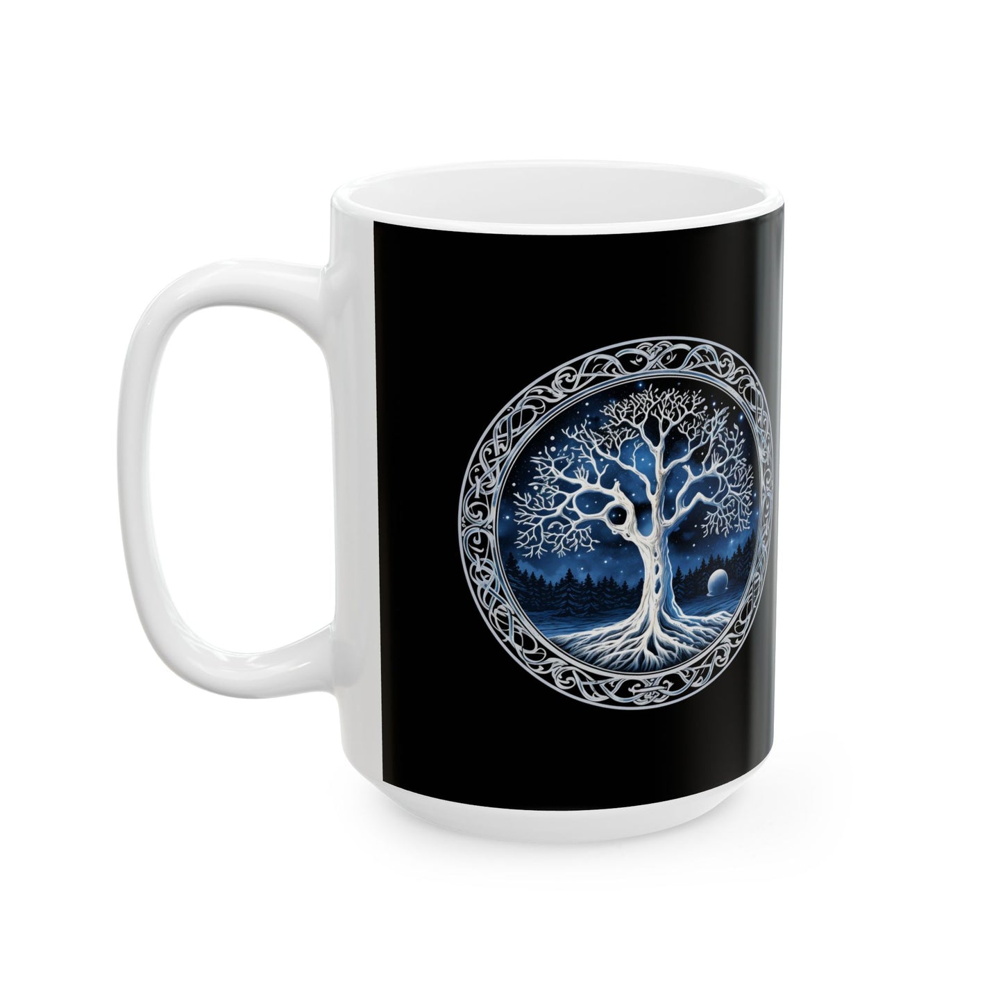 Celebrating Yule Ceramic Mug – Inspired by Celebrating Yule: The Celtic Wheel of the Year - Book 2 by Rionna Morgan