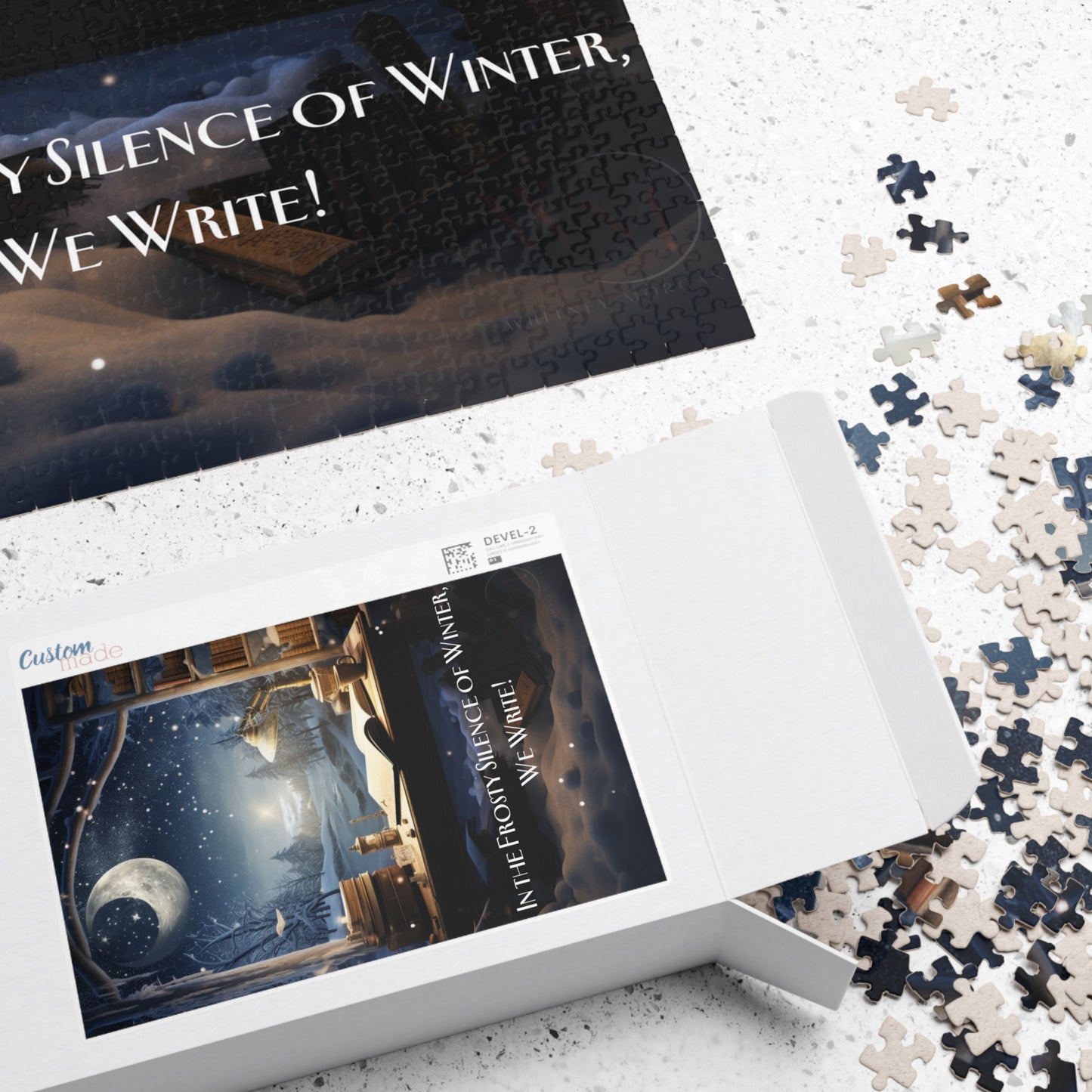 A Writer's Winter Haven - Puzzle (110, 252, 520, 1014-piece)